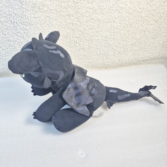 Build-A-Bear How to Train Your Dragon - Toothless - Plush 15” Black - Picture 3 of 9